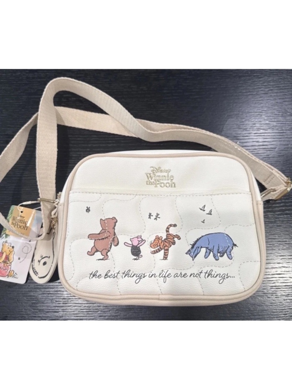 Disney Winnie the Pooh Cream Crossbody Bag